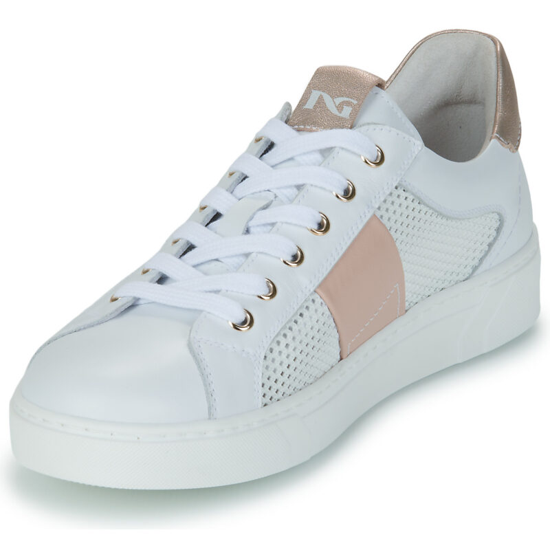 NeroGiardini E615250D-707 Wei&szlig;e Damen-Sneaker, niedrig geschnitten - Gr&ouml;&szlig;e 3