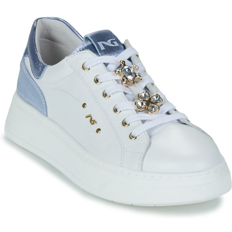 Zapatillas bajas blancas para mujer NeroGiardini E615270D-707 - Talla 1