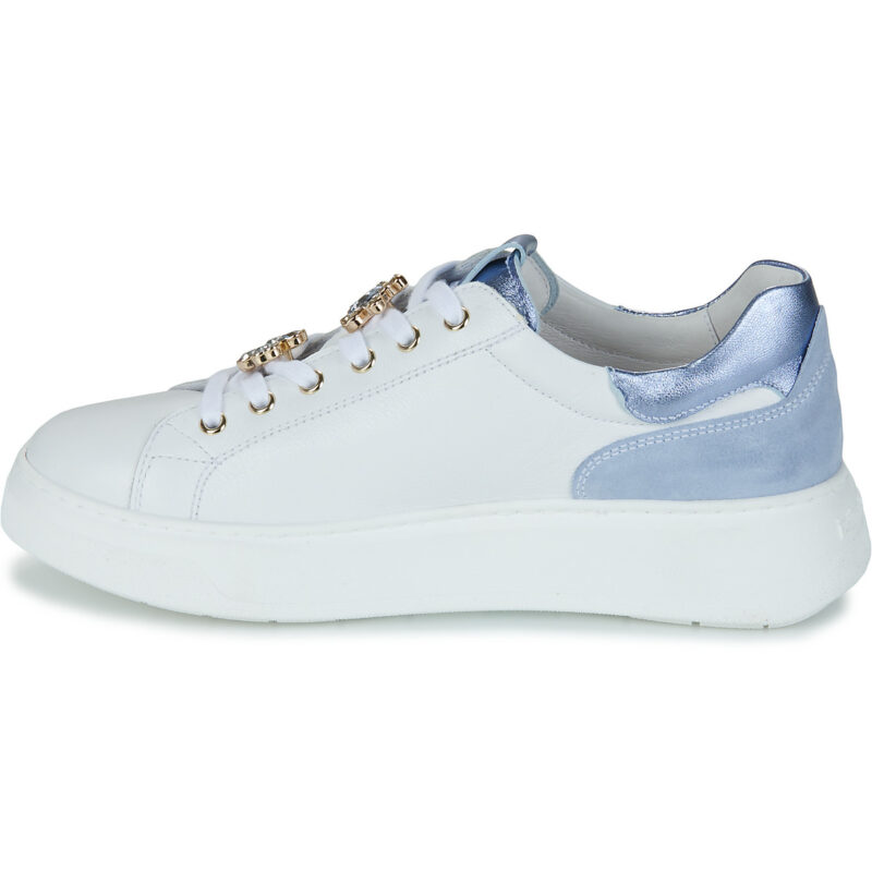 Zapatillas bajas blancas para mujer NeroGiardini E615270D-707 - Talla 4
