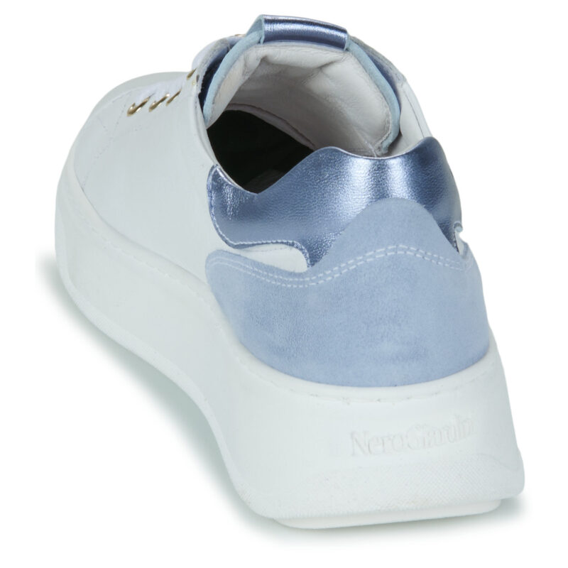 Zapatillas bajas blancas para mujer NeroGiardini E615270D-707 - Talla 5
