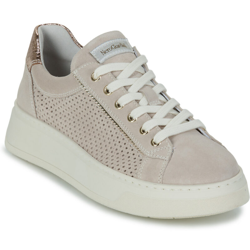 NeroGiardini E615273D-677 Beige Damen-Sneaker, niedrig geschnitten - Gr&ouml;&szlig;e 1