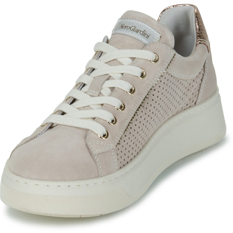 NeroGiardini E615273D-677 Beige Damen-Sneaker, niedrig geschnitten - Gr&ouml;&szlig;e 3