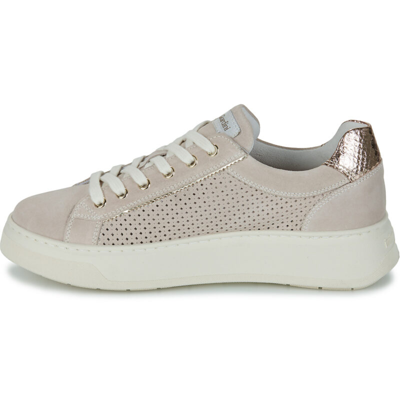 NeroGiardini E615273D-677 Beige Damen-Sneaker, niedrig geschnitten - Gr&ouml;&szlig;e 4