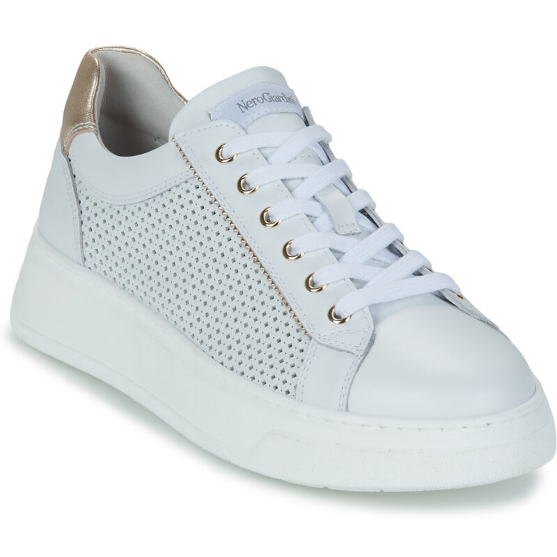 Zapatillas bajas blancas para mujer NeroGiardini E615274D-707 - Talla 1
