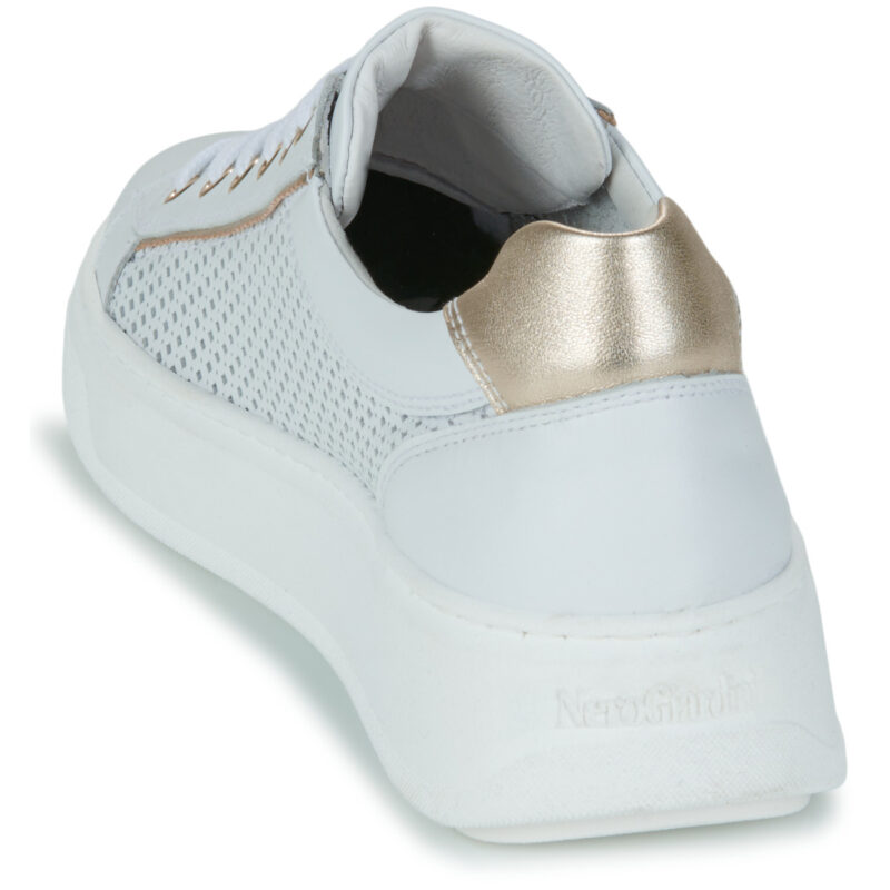 Zapatillas bajas blancas para mujer NeroGiardini E615274D-707 - Talla 5