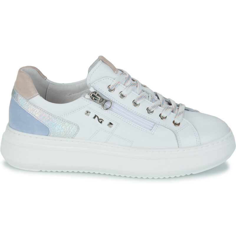 Zapatillas bajas blancas para mujer NeroGiardini E615285D-707 - Talla 2