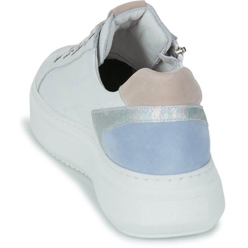 Zapatillas bajas blancas para mujer NeroGiardini E615285D-707 - Talla 5