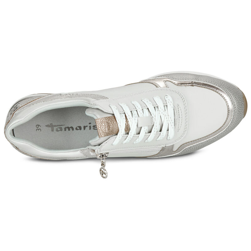 Tamaris 23613 Bianco Sneakers basse Donna - 6