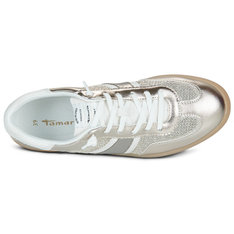 Tamaris 23639 Gold Low Sneakers Women - 6