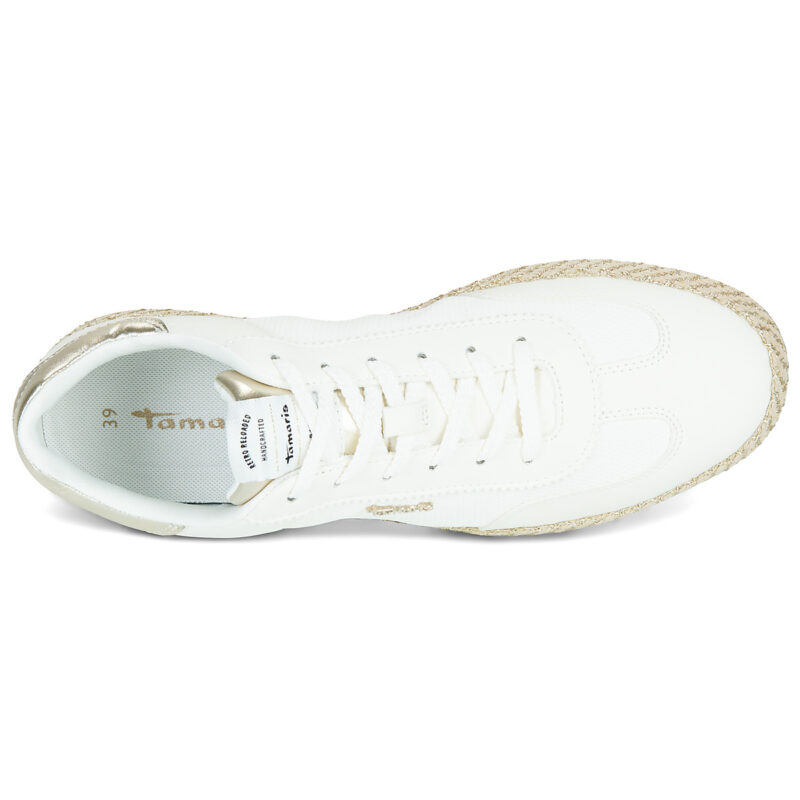 Tamaris 23641 White Low-Top Sneakers Women - 6