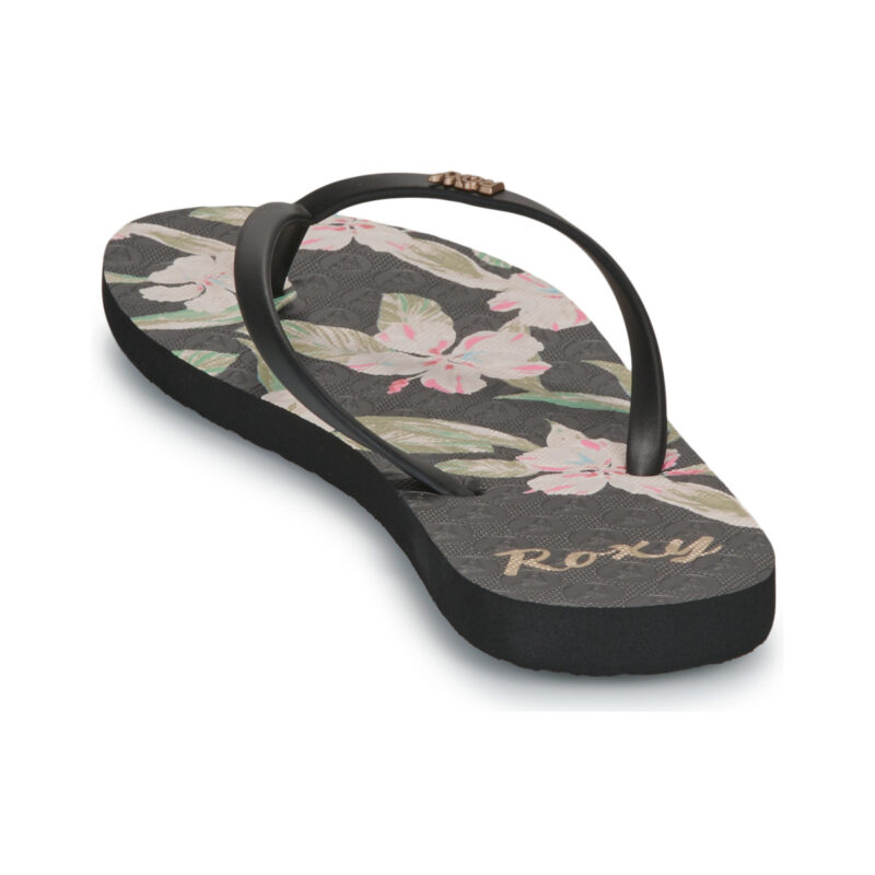 Roxy NEW VIVA PRINTED Nero Infradito Donna - 5