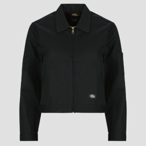 Giacca  Dickies  UNLINED CROPPED EISENHOWER JACKET  Nero -  Giacche Donna