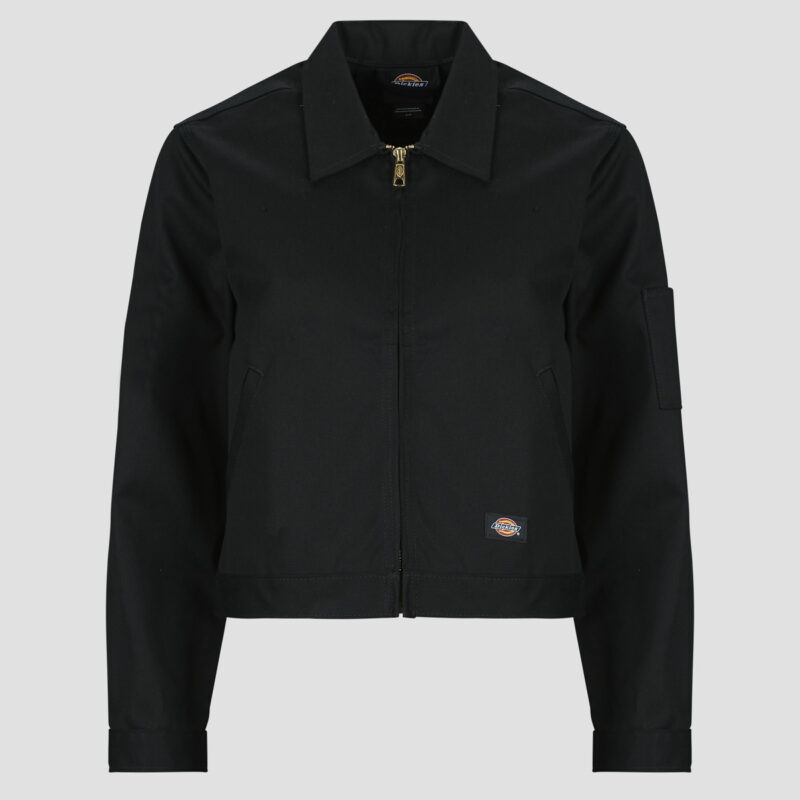 Chaqueta Dickies UNLINED CROPPED EISENHOWER JACKET Negra Chaquetas Mujer - 1