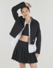 Chaqueta Dickies UNLINED CROPPED EISENHOWER JACKET Negra Chaquetas Mujer - 2