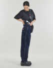 Jeans Flare Dickies 957 LOOSE TAPERED WORK JEANS Blu Jeans Flare Donna - 3