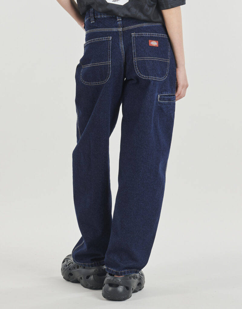 Jeans Flare Dickies 957 LOOSE TAPERED WORK JEANS Blu Jeans Flare Donna - 4