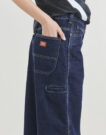 Jeans Flare Dickies 957 LOOSE TAPERED WORK JEANS Blu Jeans Flare Donna - 5