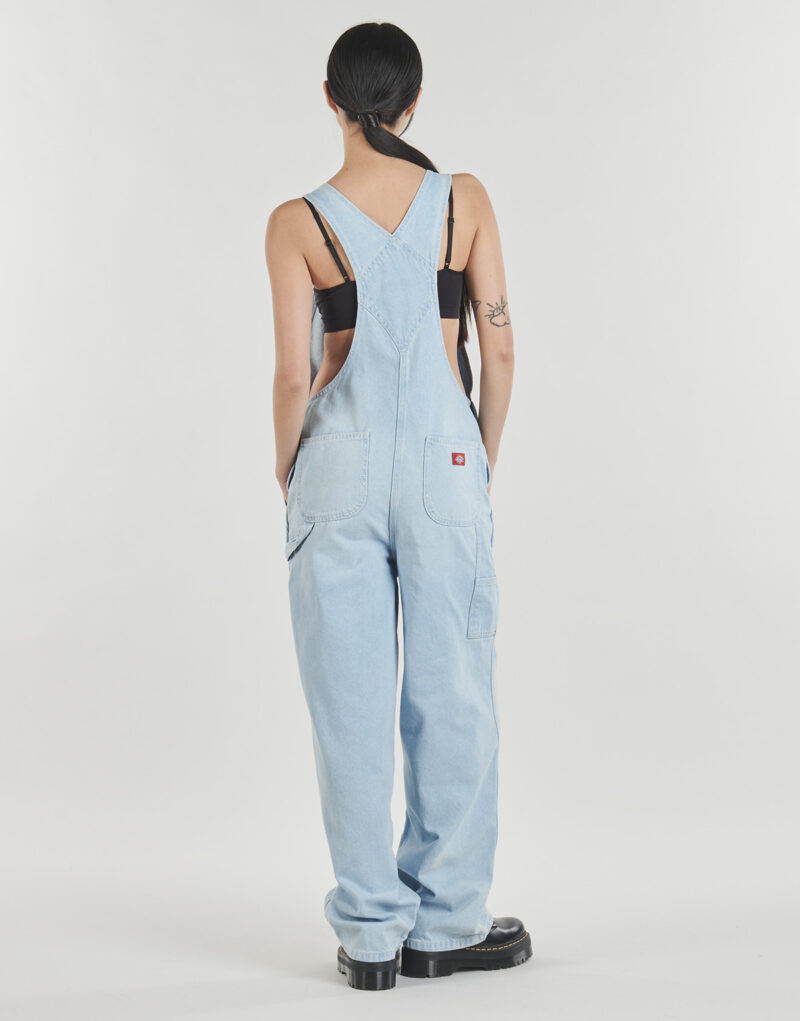 Dickies DICKIES CLASSIC DENIM BIB Blue Jumpsuits / Dungarees Women - 4