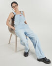 Dickies DICKIES CLASSIC DENIM BIB Blue Jumpsuits / Dungarees Women - 5
