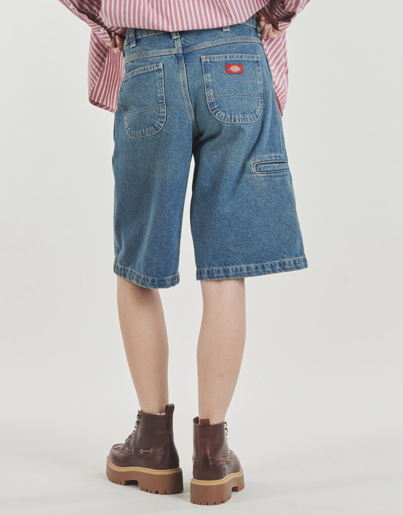 Shorts Dickies 957 13 INCH DENIM SHORT Blu Shorts Donna - 4