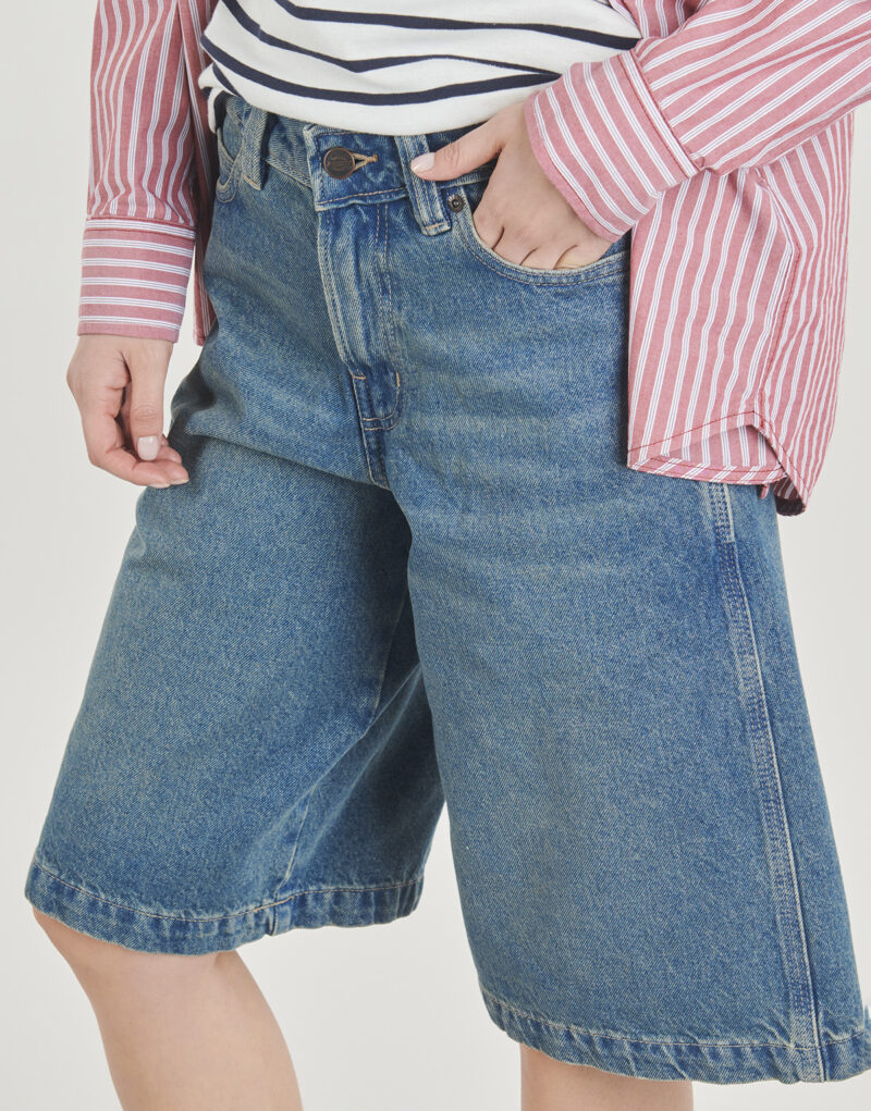 Shorts Dickies 957 13 INCH DENIM SHORT Blu Shorts Donna - 5