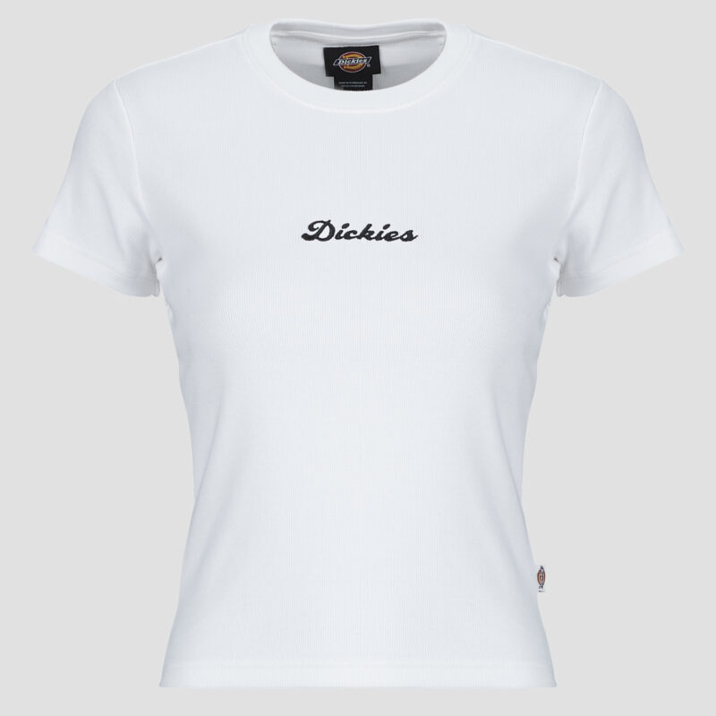 T-Shirt Dickies WELLSVILLE SS TEE Wei&szlig; T-Shirt mit kurzen &Auml;rmeln Damen - 1