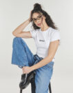 T-Shirt Dickies WELLSVILLE SS TEE Wei&szlig; T-Shirt mit kurzen &Auml;rmeln Damen - 5
