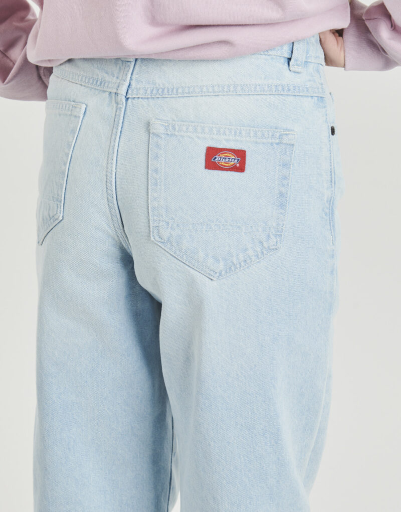 Jeans Flare Dickies 984 RELAXED STRAIGHT JEANS Blu Jeans Flare Donna - 5