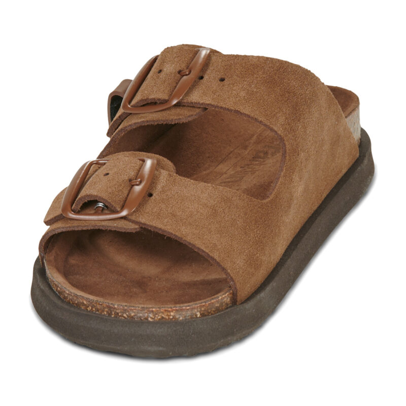 D.Franklin VIBE SUEDE Marrone Ciabatta Donna - 3