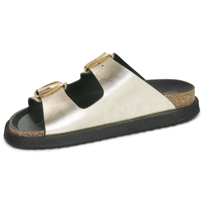D.Franklin VIBE SUEDE Oro Ciabatta Donna - 4