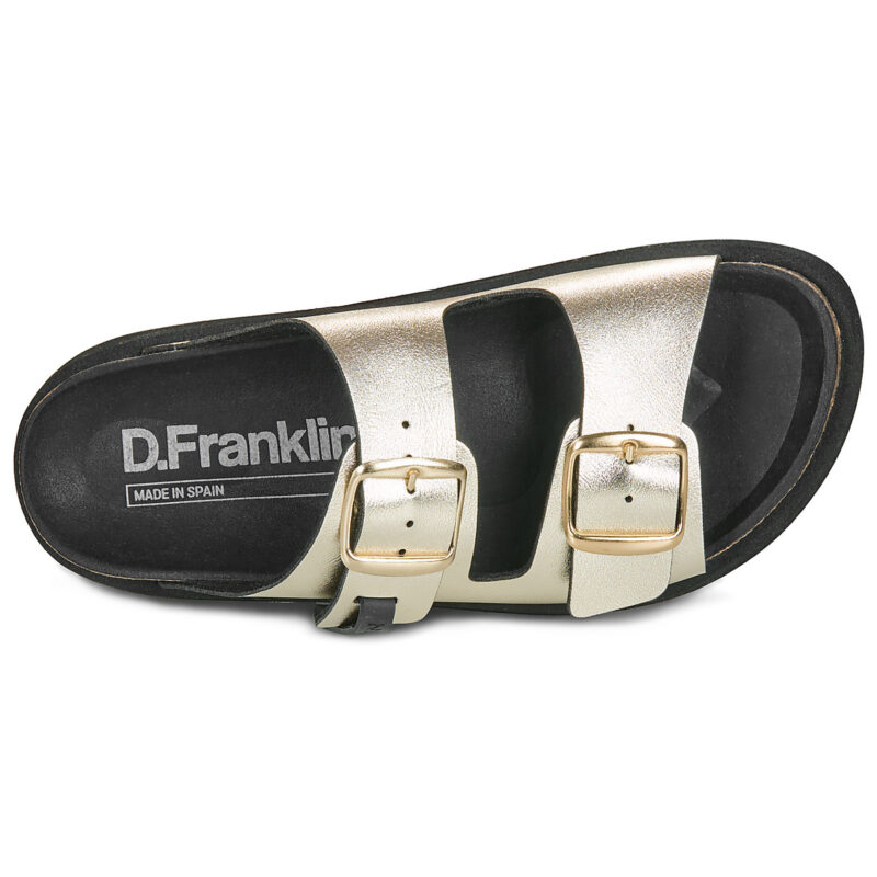 D.Franklin VIBE SUEDE Oro Ciabatta Donna - 6