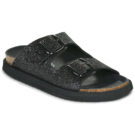 D.Franklin VIBE SUEDE Noir Ciabatta Femme - 1