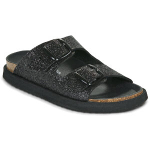 D.Franklin VIBE SUEDE Nero Ciabatta Donna