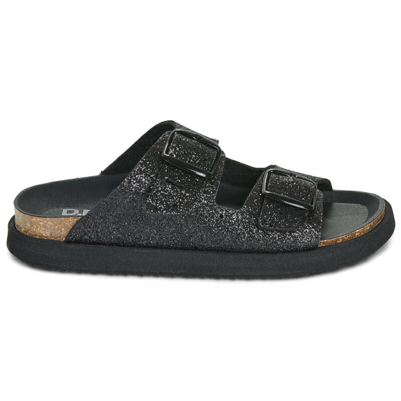 D.Franklin VIBE SUEDE Nero Ciabatta Donna - 2