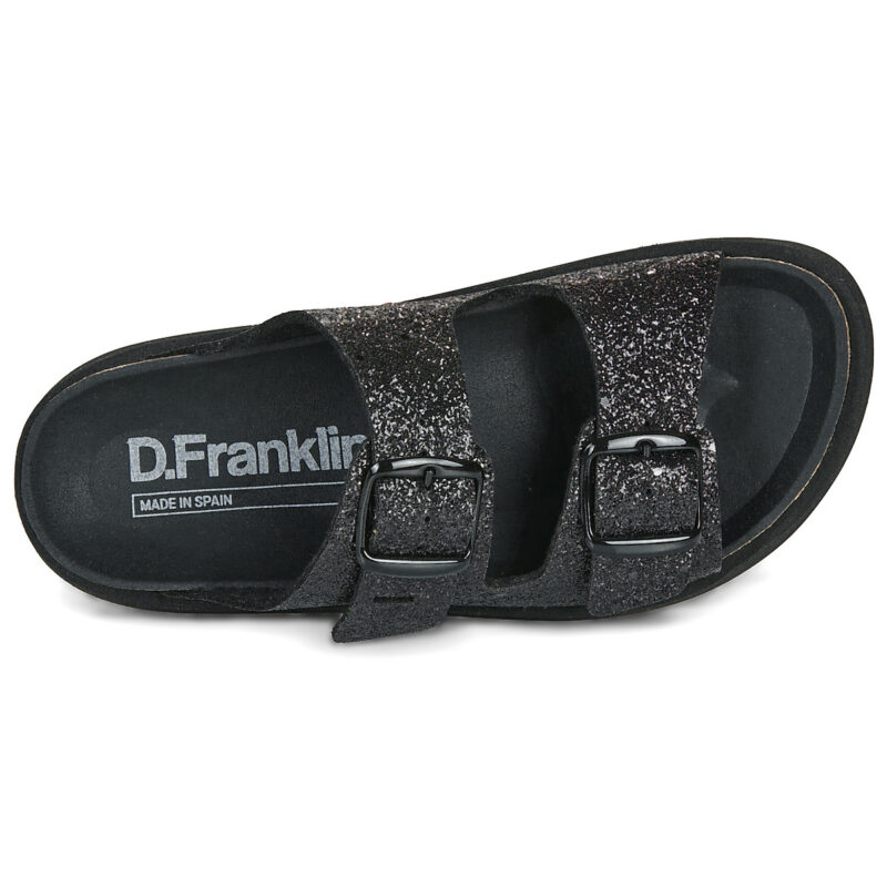 D.Franklin VIBE SUEDE Nero Ciabatta Donna - 6