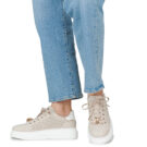 Ex&eacute; Shoes 66-61EX16-PU-OFF-WHITE Beige Sneakers basse Donna - 8