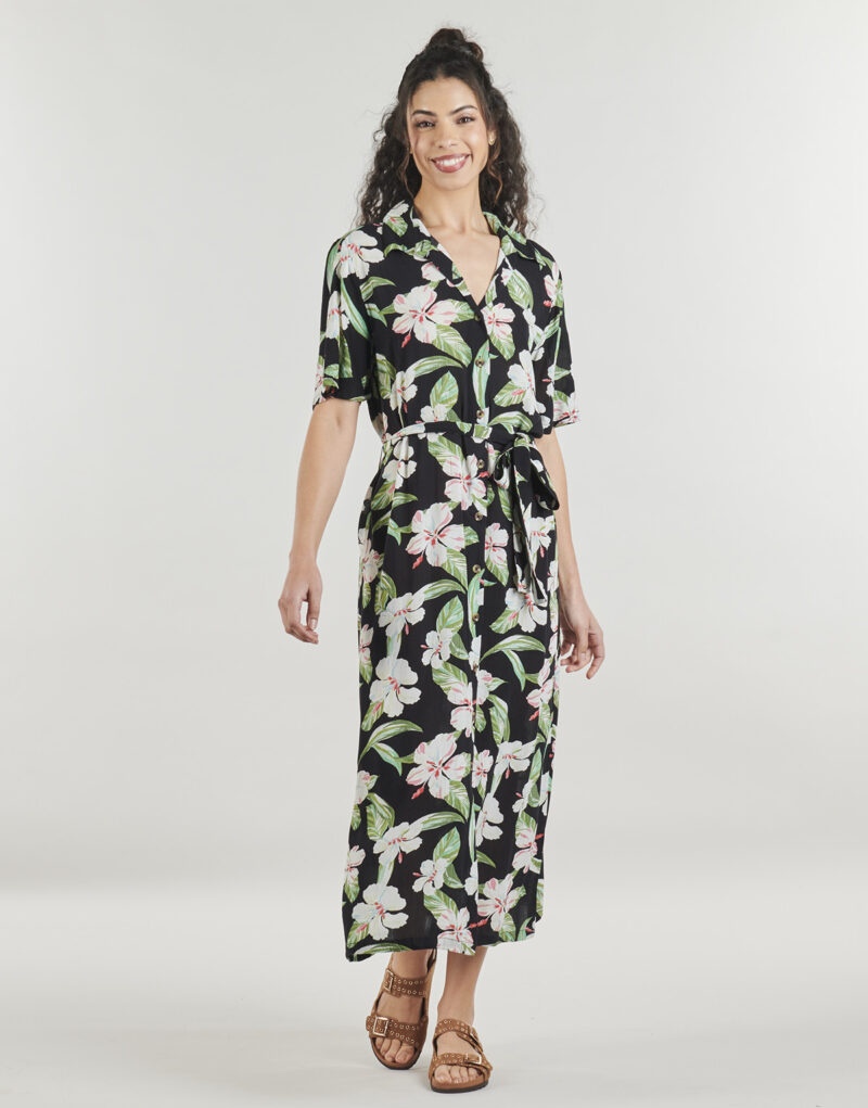 Tute / Jumpsuit  Roxy  ISLAND ESCAPE  Nero -   Tute / Jumpsuit Donna - 2