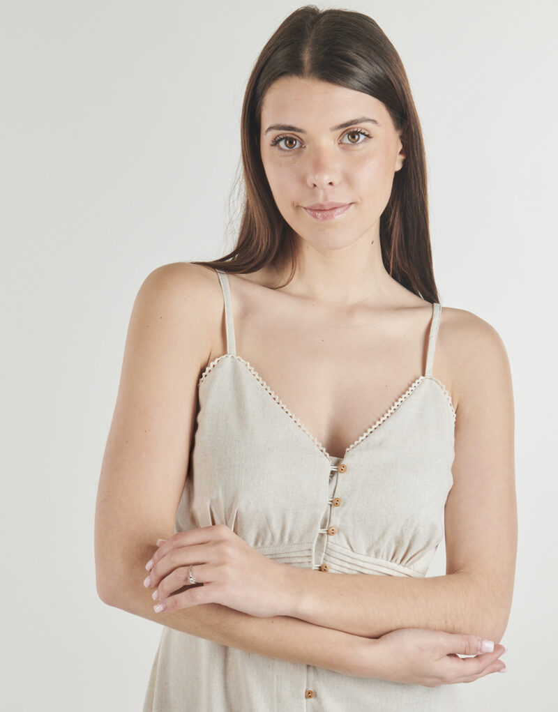 Abito Betty London LENA Beige Abiti Lunghi Donna - 5