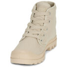 Palladium PAMPA HI Beige Damen-Sneaker mit Absatz - Gr&ouml;&szlig;e 3