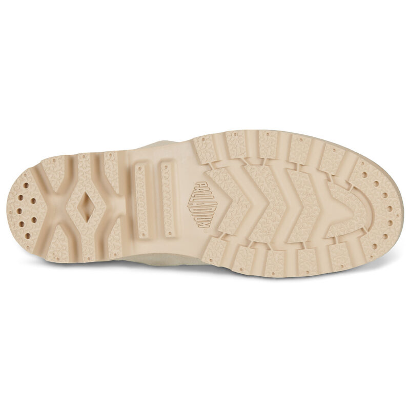 Palladium PAMPA HI Beige Damen-Sneaker mit Absatz - Gr&ouml;&szlig;e 7