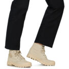 Palladium PAMPA HI Beige Damen-Sneaker mit Absatz - Gr&ouml;&szlig;e 8