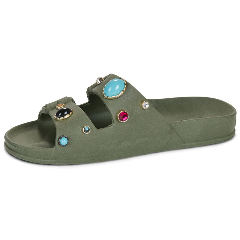 Cacatoès JOIA Kaki Ciabatta Donna - 4