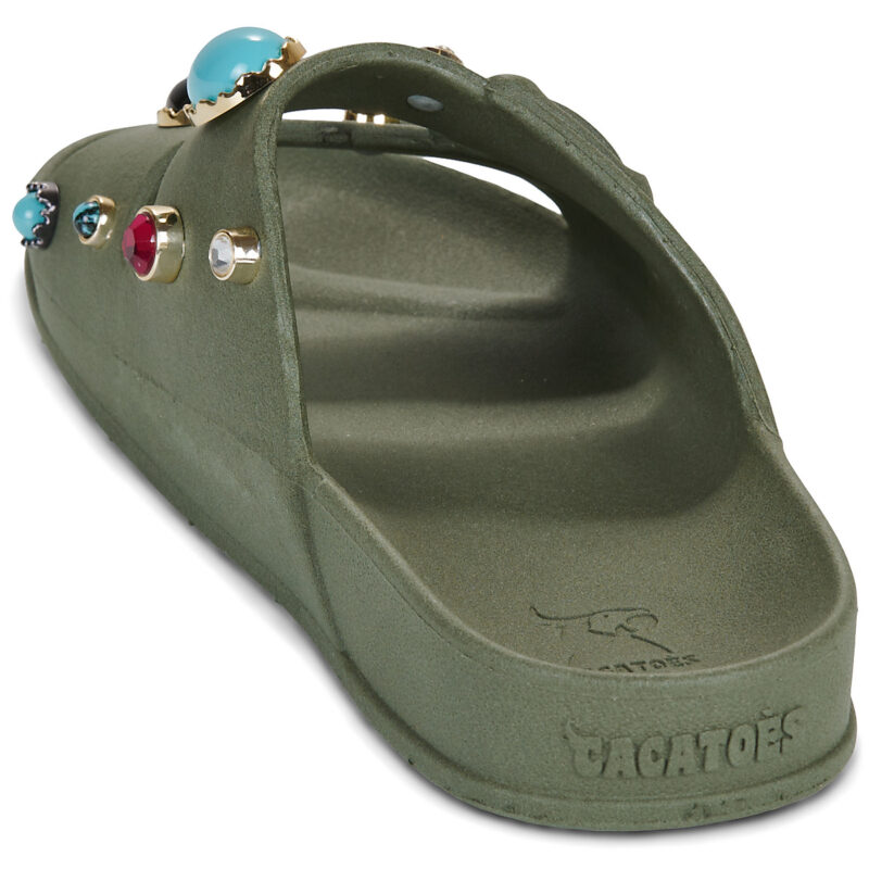 Cacatoès JOIA Kaki Ciabatta Donna - 5