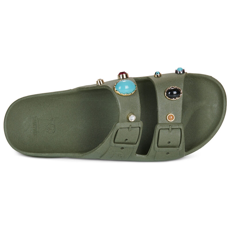 Cacatoès JOIA Kaki Ciabatta Donna - 6