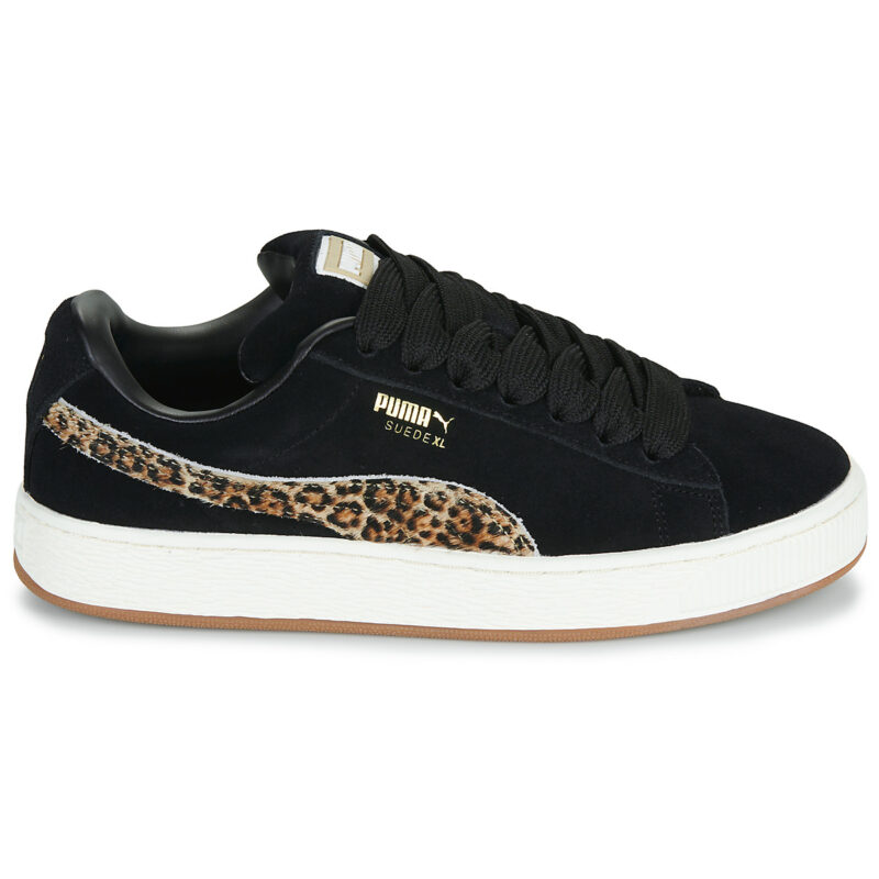 Zapatillas bajas Puma Suede XL Leo Wns negras para mujer - 2