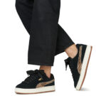 Zapatillas bajas Puma Suede XL Leo Wns negras para mujer - 8