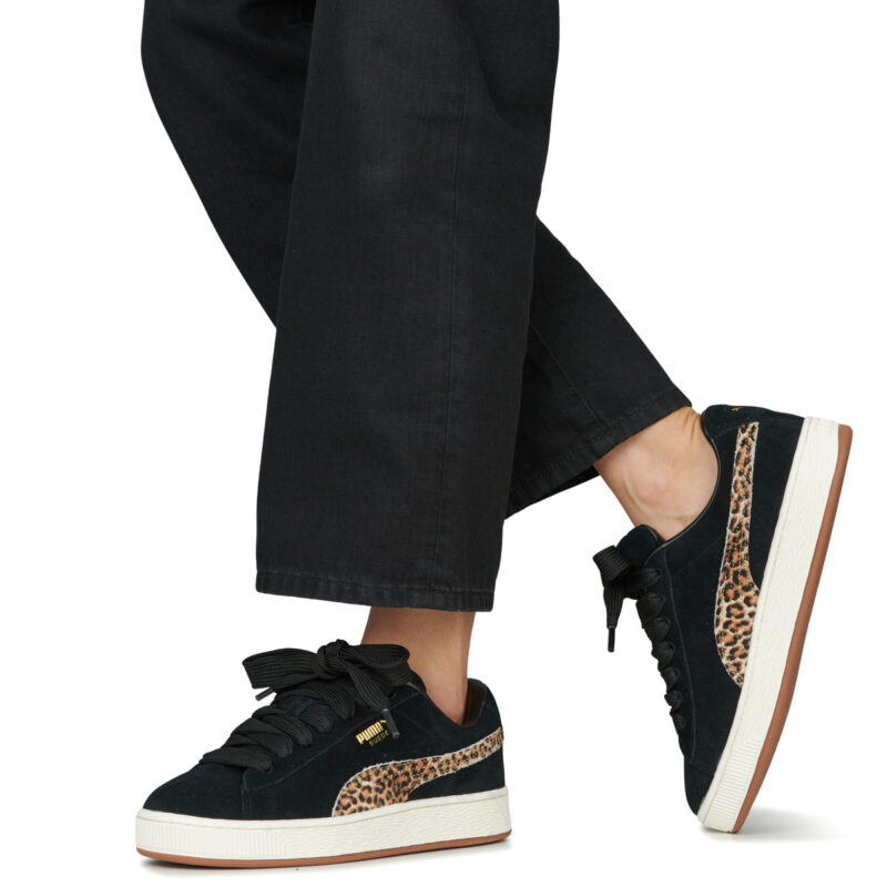 Zapatillas bajas Puma Suede XL Leo Wns negras para mujer - 8