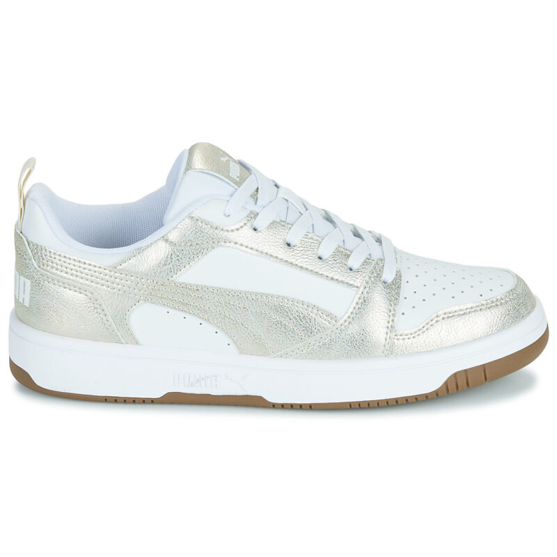 Puma  Rebound v6 Low Metallic Whisper  Oro -  Sneakers basse Donna - 2