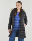 Piumino Tommy Jeans TJW ESSENTIAL HOODED DOWN COAT Nero Piumini Donna - 2