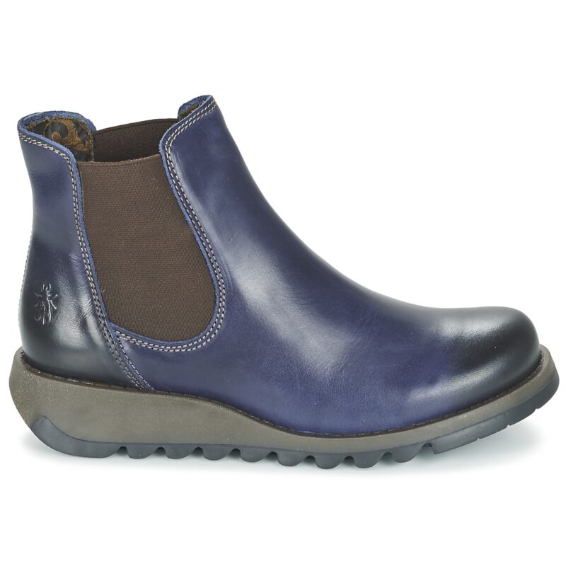 Fly London SALV Damen-Ankle-Boots in Blau &ndash; Gr&ouml;&szlig;e 2